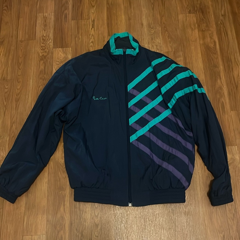 Vintage Pierre Cardin large zip up jacket